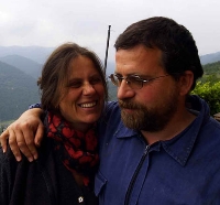 Dal Podio di San Damiano Macra: Marta e Giorgio