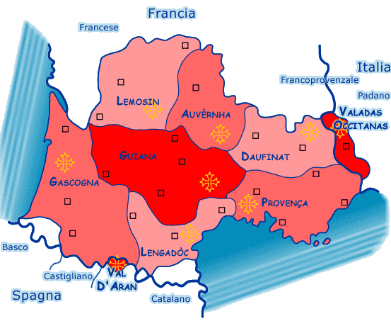 carta regioni occitane
