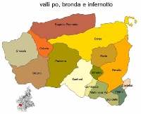 Po, Bronda and Infernotto Valleys