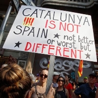 A Barcellona grande manifestazione per l’indipendenza della Catalogna