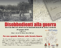 PREMIO OSTANA presenta: Disobbedienti alla guerra - disertori, ammutinati, rivolte, fucilazioni sommarie nel primo conflitto mondiale