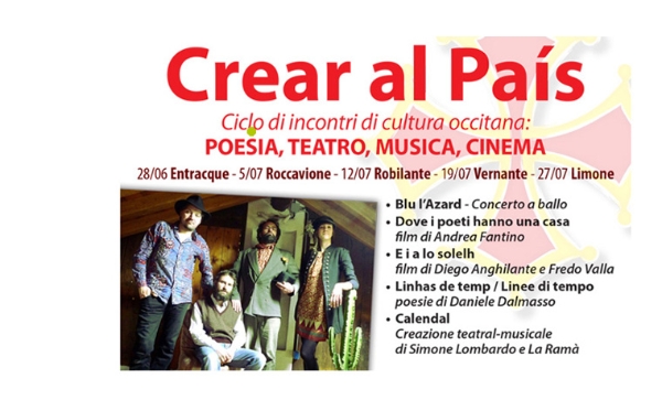 CREAR AL PAÍS 2019. Ciclo di incontri di cultura occitana: POESIA, TEATRO, MUSICA, CINEMA