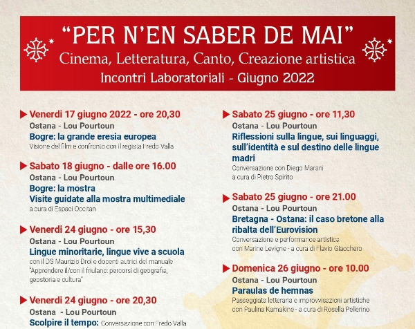 “Per n’en saber de mai”