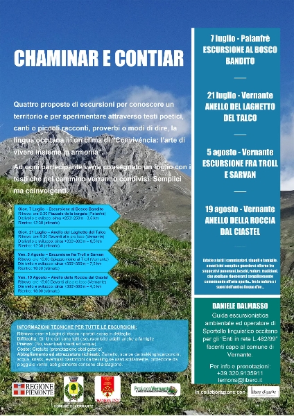 “Chaminar e contiar”