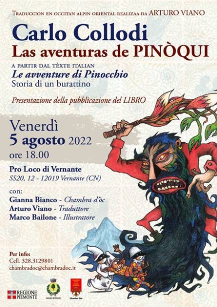 “Le Avventure di Pinocchio” - Tradotte in lingua occitana da Arturo Viano