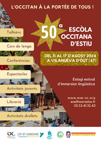 Le Valli Occitane ritornano all’Escòla Occitana d’Estiu dopo 50 anni Le Valli Occitane ritornano all’Escòla Occitana d’Estiu dopo 50 anni